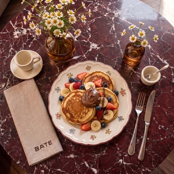 Fruit with Pancakes